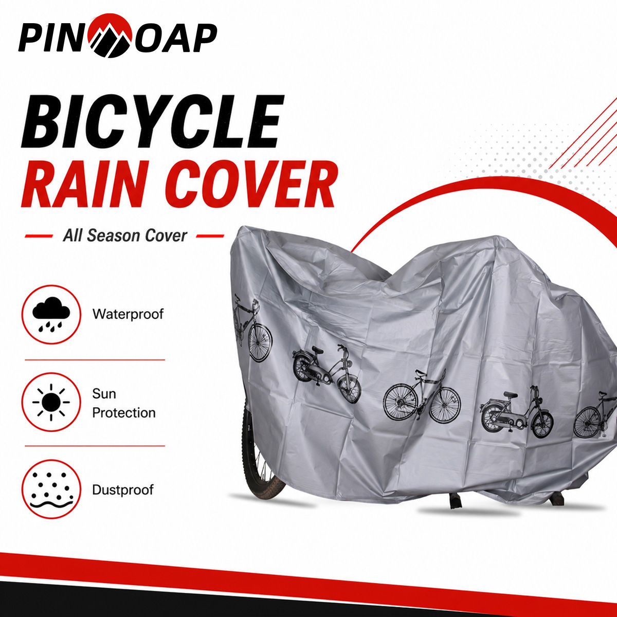 Cycling Commuter Bag - غطاء دراجة هوائية عالمي مقاوم للماء
