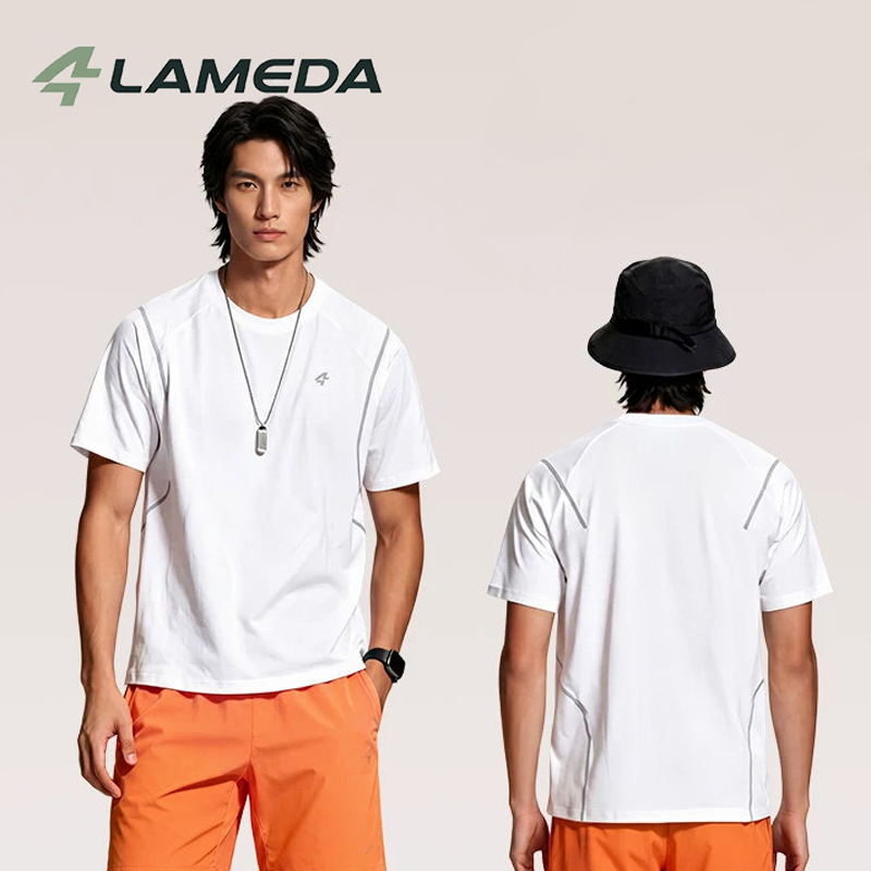 Cycling Shorts For Commute - قميص LAMEDA للرجال بأكمام قصيرة للرياضات