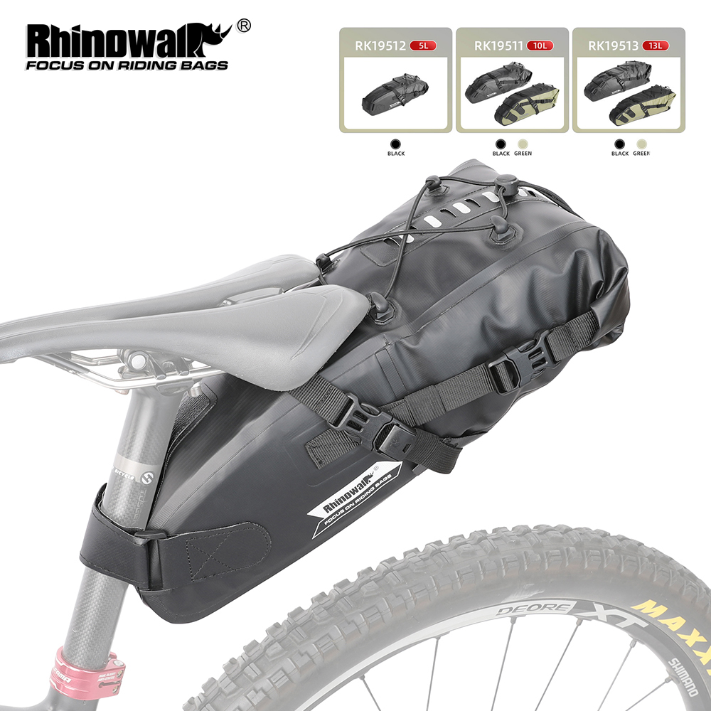 Cycling Commuter Bag - وحيد القرن دراجة السرج حقيبة 5L-13L