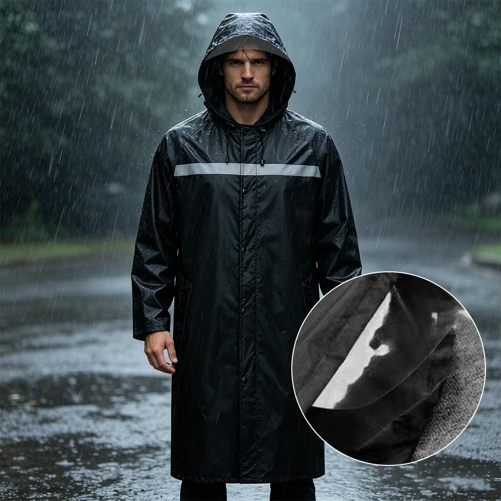 معطف مطر مقاوم للماء بغطاء للر - مراجعة Cycling Commute In Rain وسعره